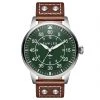 Fawler Apollo | Montre Aviateur en acier inoxydable vert et argenté 1 Fawler Apollo | Montre Aviateur en acier inoxydable vert et argenté -MONTRES Soldes 1 1apolo