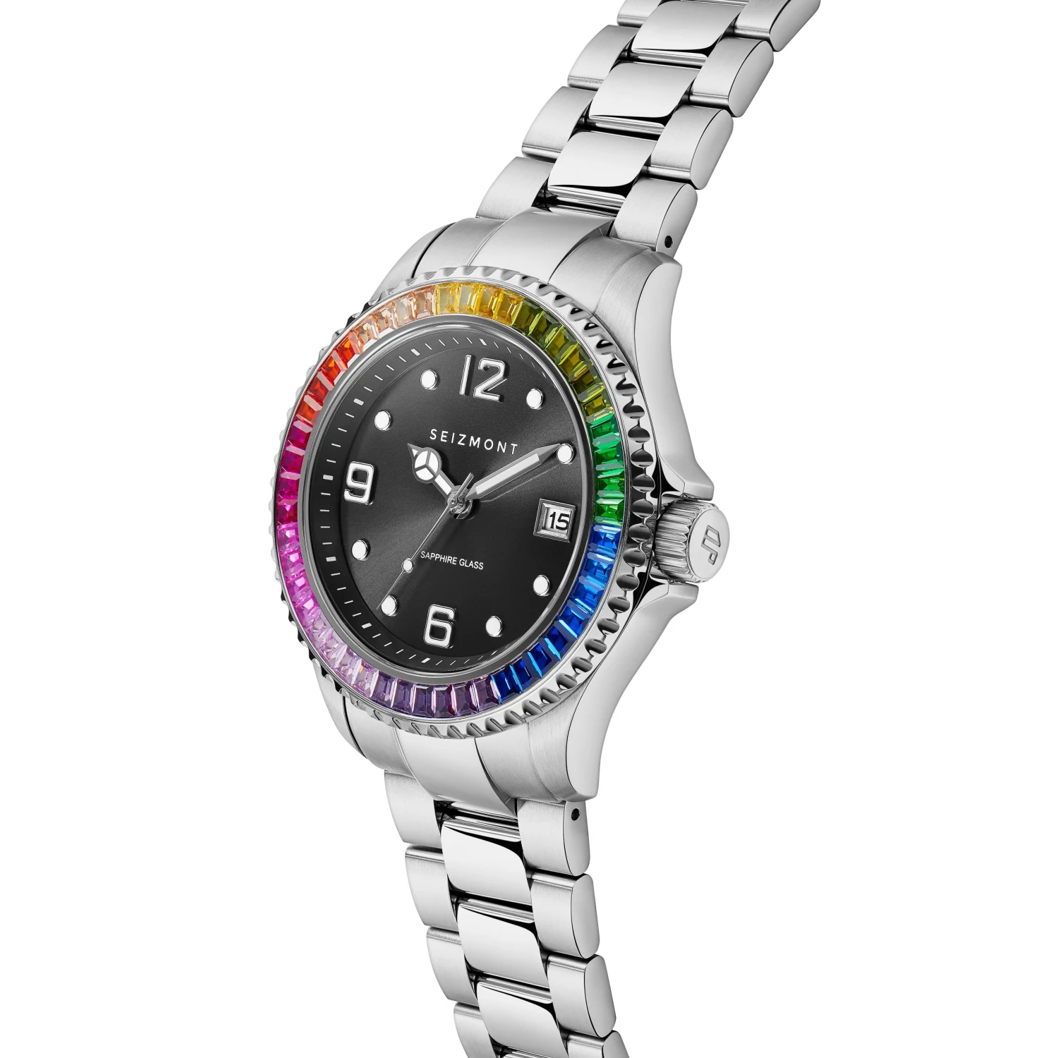 Seizmont Tide | Montre en acier - Le bijou arc-en-ciel 4 Seizmont Tide | Montre en acier - Le bijou arc-en-ciel – Image 2