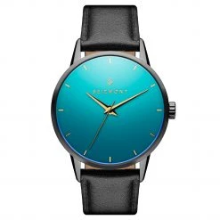 Seizmont Onknown | Montre en acier inoxydable à verre vert