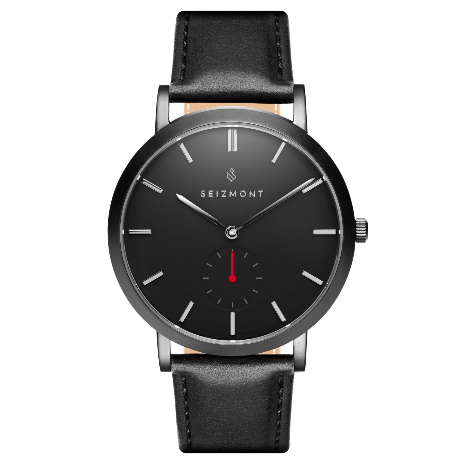 Seizmont Montre minimaliste Aether Isaac noire et rouge 3 Seizmont Montre minimaliste Aether Isaac noire et rouge