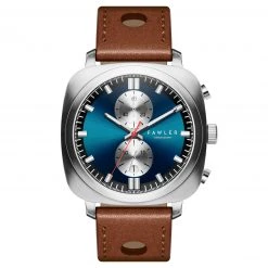 Fawler Callao | Montre Coussin Bleue