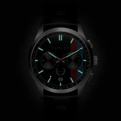 Fawler Monterey | Montre de course bleue et rouge -MONTRES Soldes 3 1lumcrvena