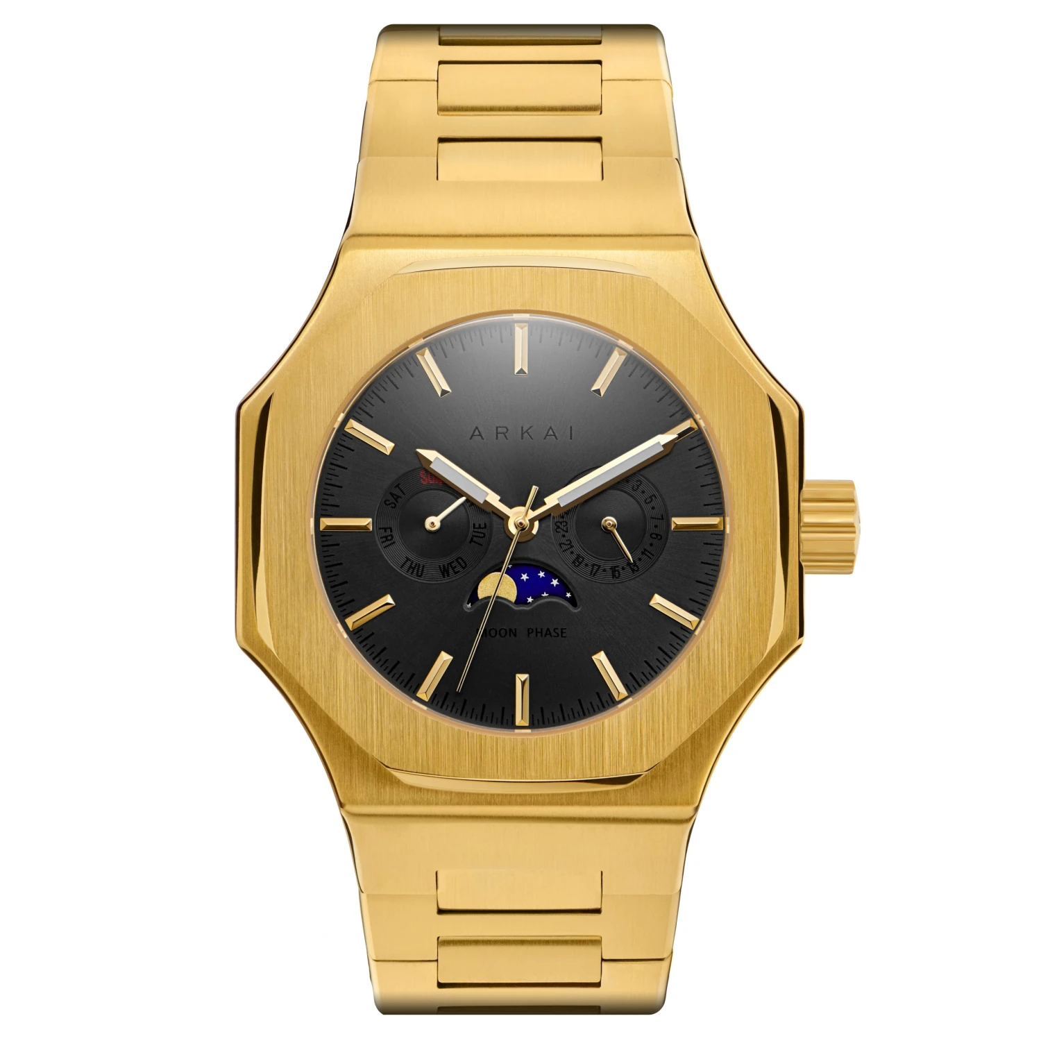 Arkai Montre phases de lune Amil Mace 3 Arkai Montre phases de lune Amil Mace