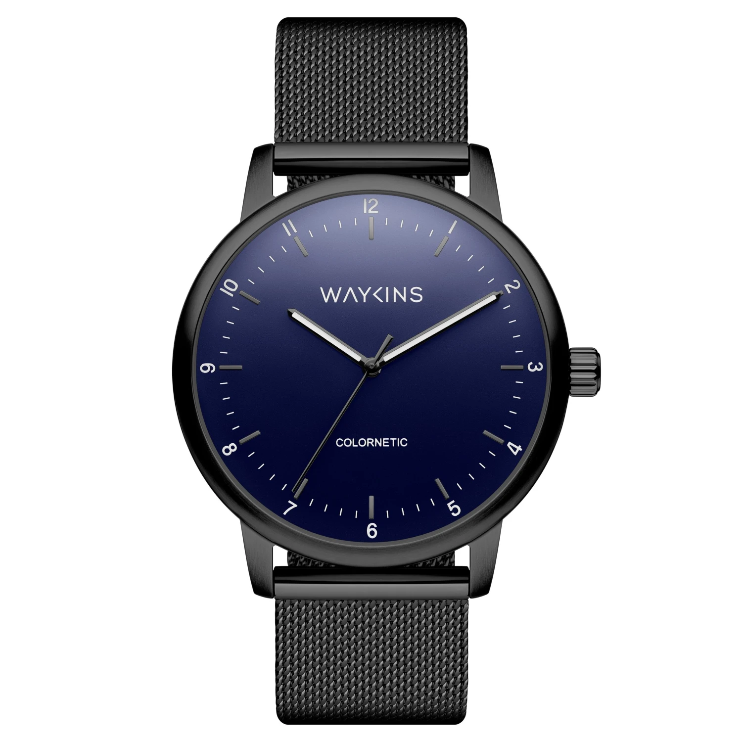 Waykins Colornetic | Montre de couleur changeante en acier noir 3 Waykins Colornetic | Montre de couleur changeante en acier noir