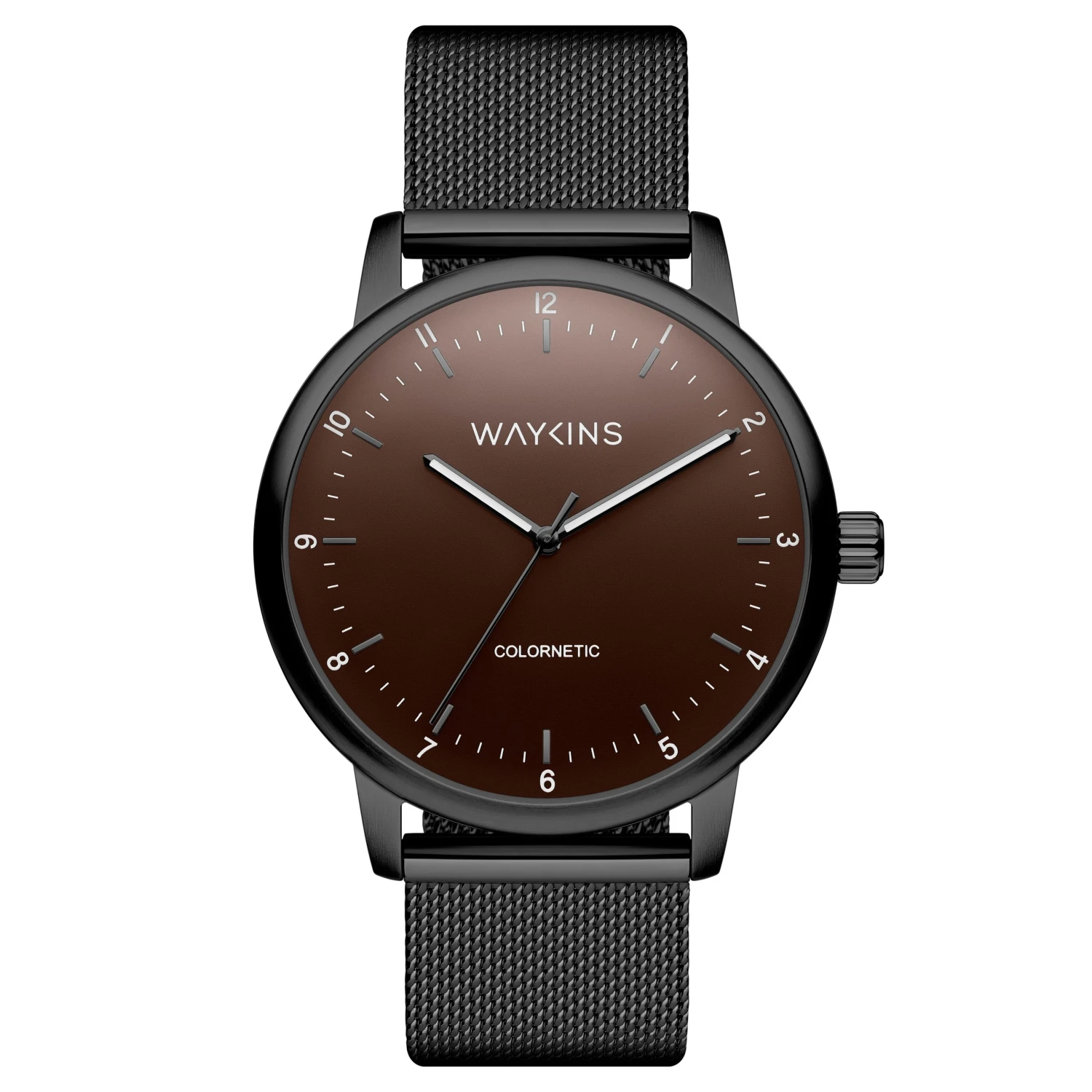 Waykins Colornetic | Montre de couleur changeante en acier noir 8 Waykins Colornetic | Montre de couleur changeante en acier noir – Image 6
