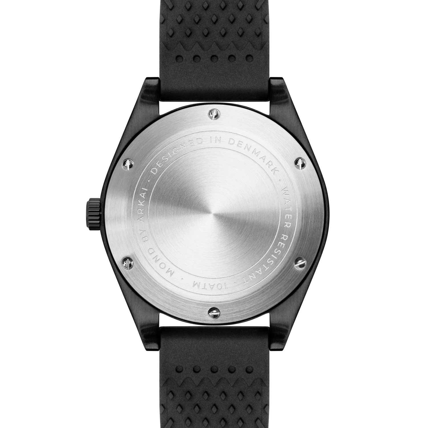 Arkai Mond | Montre Meteorite en acier inoxydable noir 6 Arkai Mond | Montre Meteorite en acier inoxydable noir – Image 4