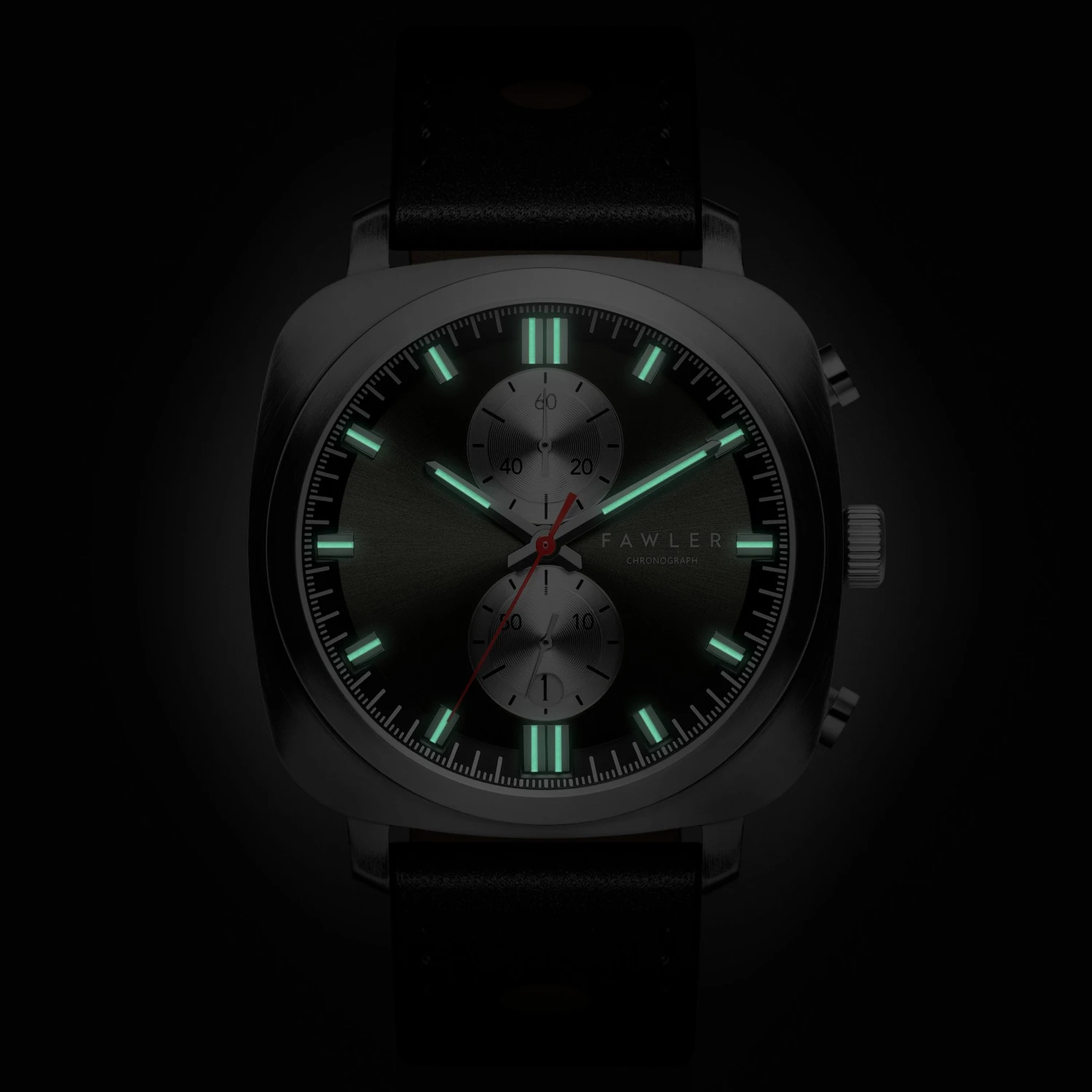 Fawler Callao | Montre Coussin Noire 4 Fawler Callao | Montre Coussin Noire – Image 2