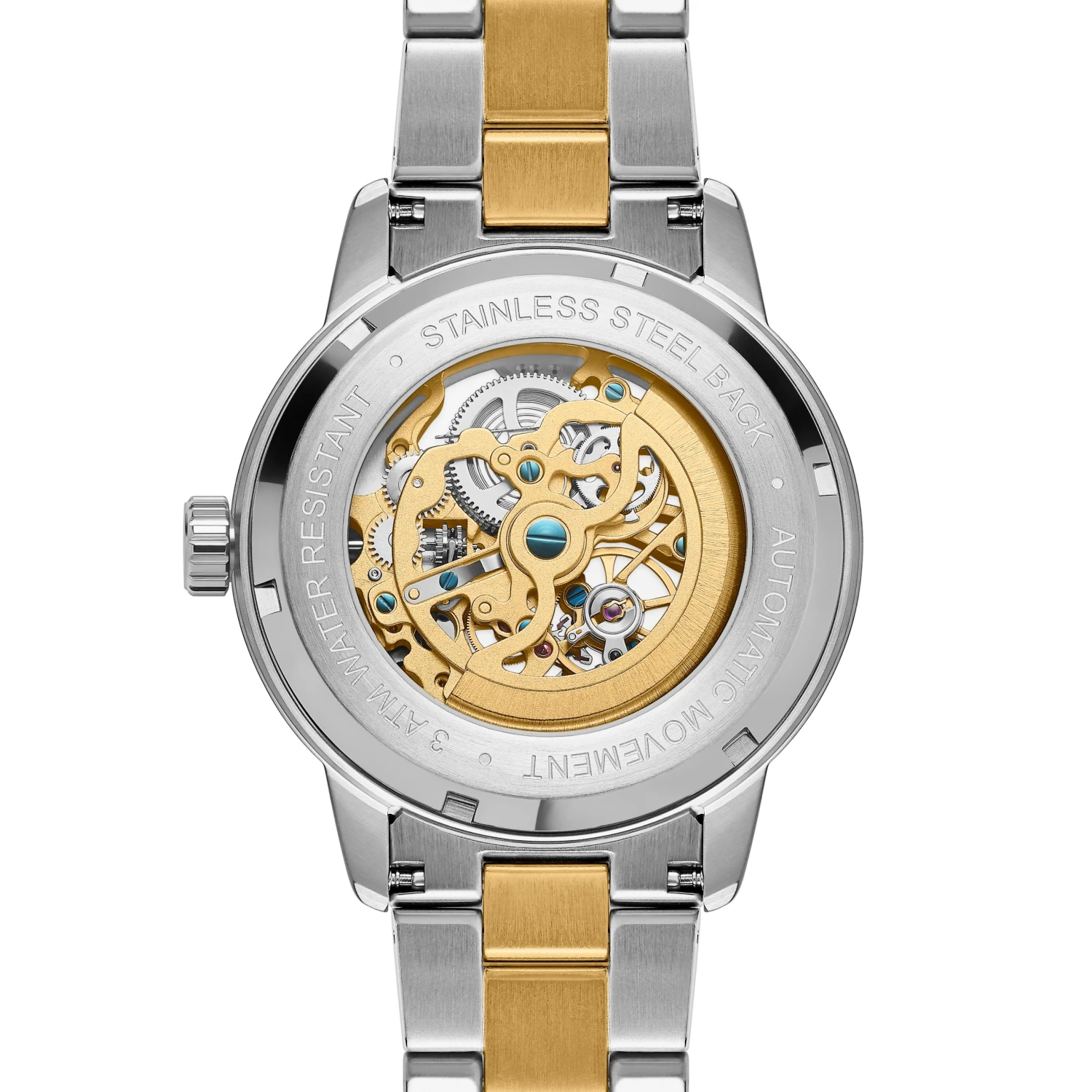 Seizmont Dante II | Montre squelette couleur argent et or 8 Seizmont Dante II | Montre squelette couleur argent et or – Image 6