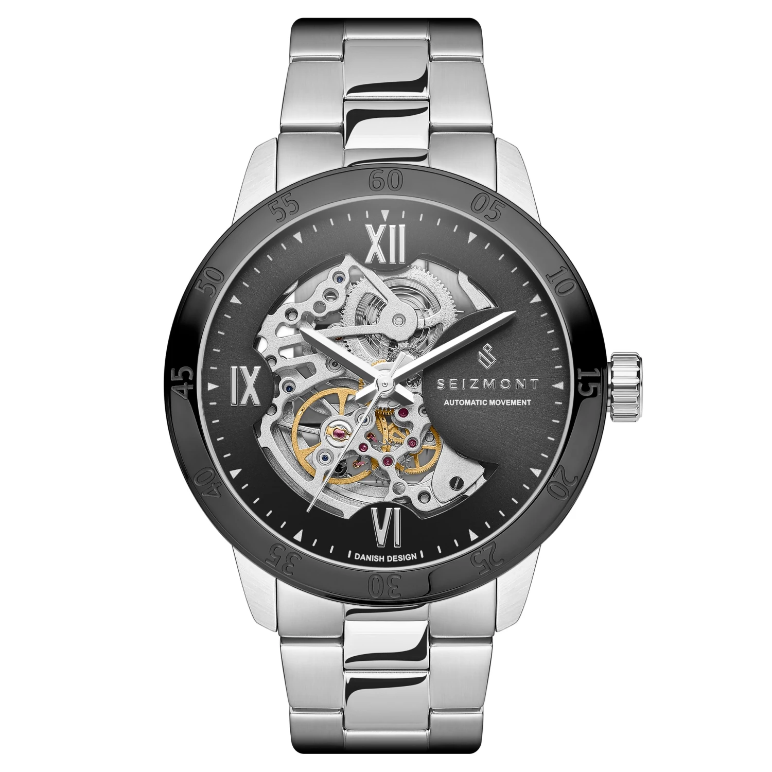 Seizmont Dante II | Montre squelette couleur noir et argent 3 Seizmont Dante II | Montre squelette couleur noir et argent