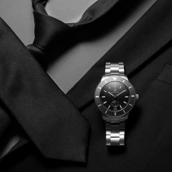 Fawler Makalu | Montre de plongée en titane brossé avec lunette grise 10 Fawler Makalu | Montre de plongée en titane brossé avec lunette grise -MONTRES Soldes jwm makalu collection lasse olsen 26042 1x1 12