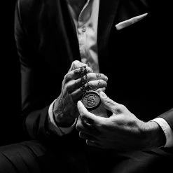 Lucleon Memento Mori | Montre de poche à tête de mort -MONTRES Soldes jwm mmcc colection memento mori bj rn valentin 24851 1x1 2