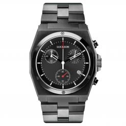 Lucleon Montre chronographe Lavon Ray en acier inoxydable
