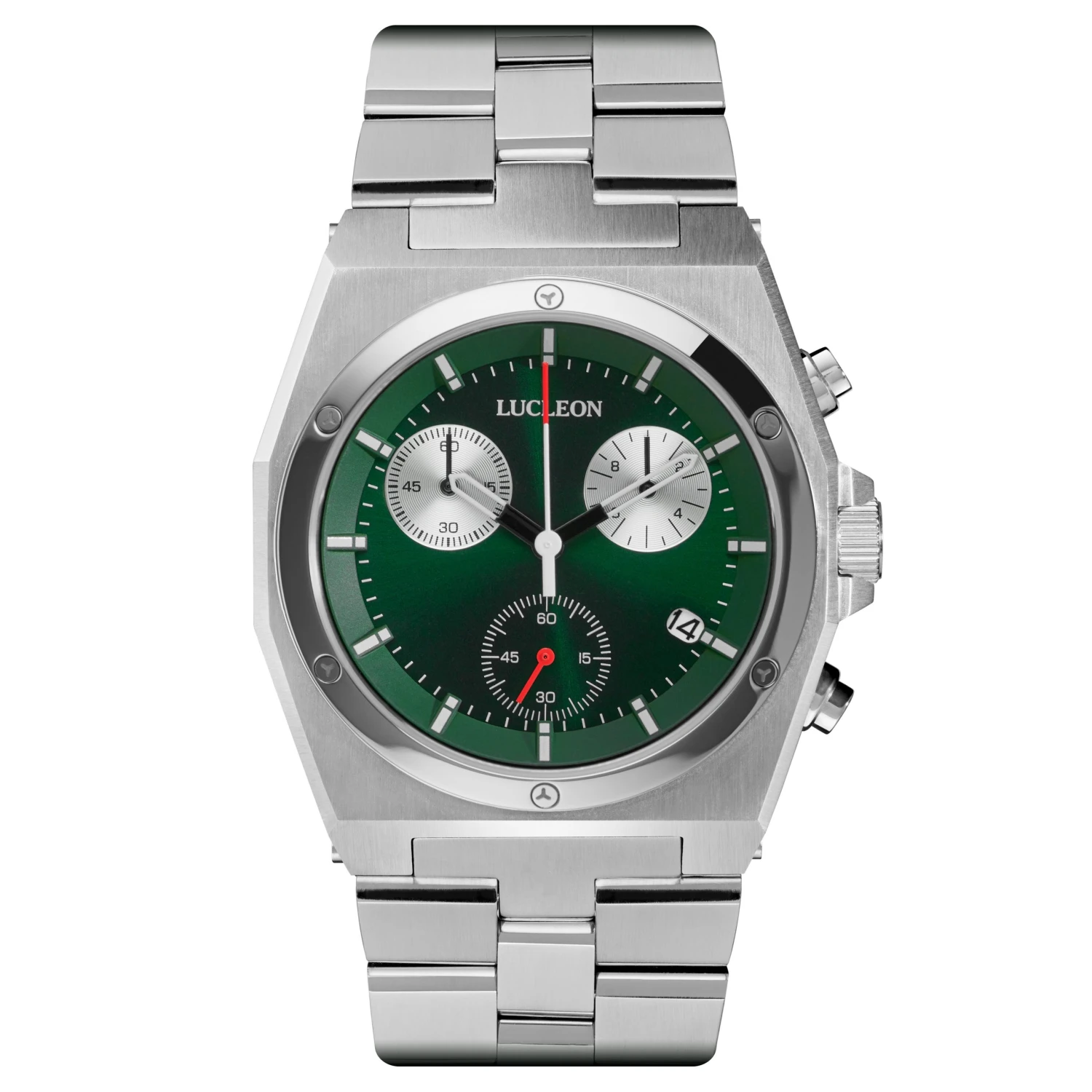 Lucleon Montre chronographe Leal Ray en acier inoxydable 3 Lucleon Montre chronographe Leal Ray en acier inoxydable