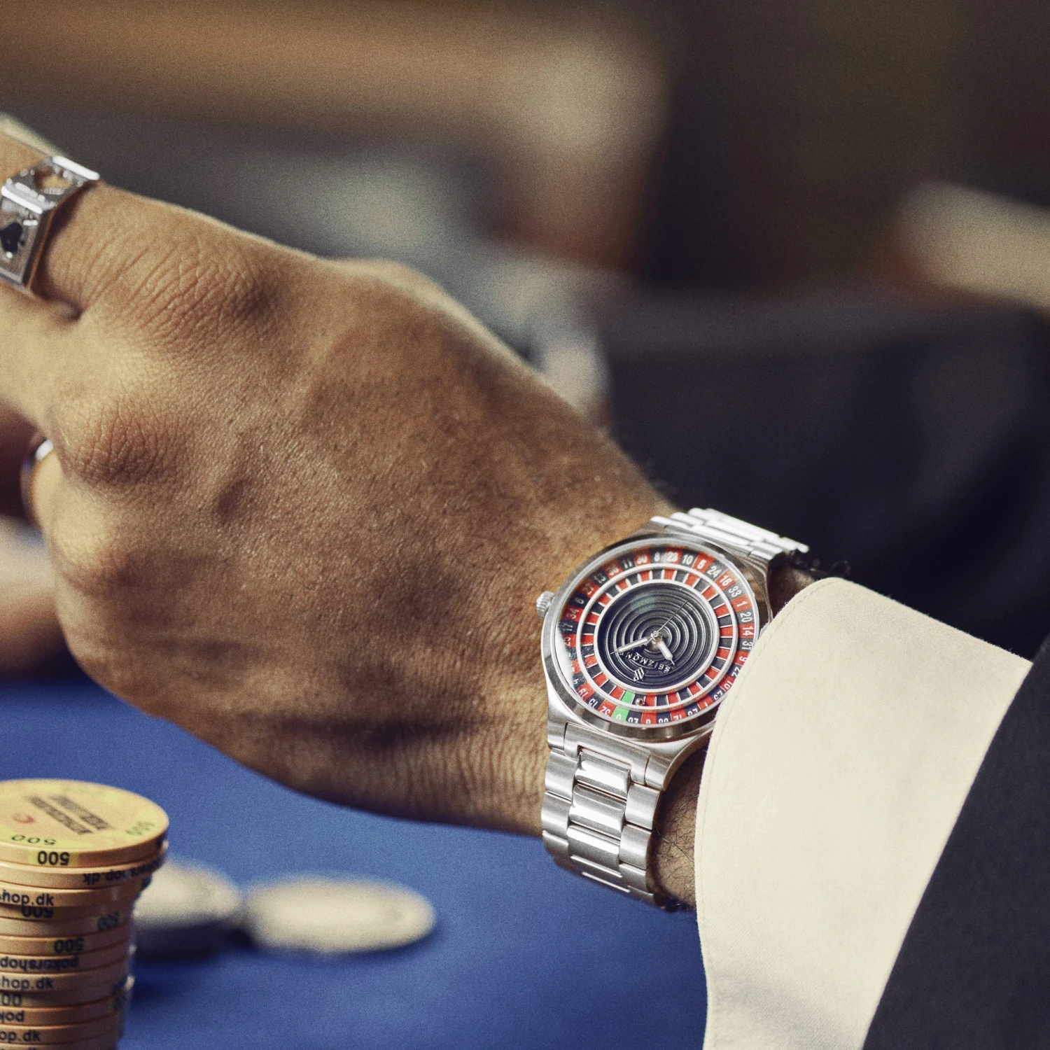 Seizmont Ace | Montre Roulette en acier inoxydable argenté 4 Seizmont Ace | Montre Roulette en acier inoxydable argenté – Image 2