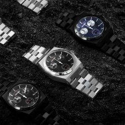 Lucleon Montre chronographe Linus Ray en acier inoxydable -MONTRES Soldes rel ig lucleon chronograph watch 21838 1