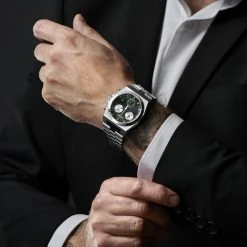 Lucleon Montre chronographe Leal Ray en acier inoxydable 10 Lucleon Montre chronographe Leal Ray en acier inoxydable -MONTRES Soldes rel ig lucleon chronograph watch 21842 1 sq new