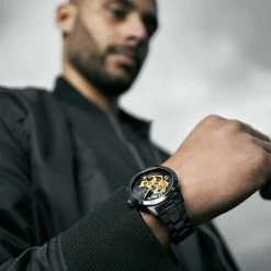 Seizmont Dante II | Montre Squelette noire à mouvement couleur or 11 Seizmont Dante II | Montre Squelette noire à mouvement couleur or -MONTRES Soldes rel szdii 1x1 24810 4 1