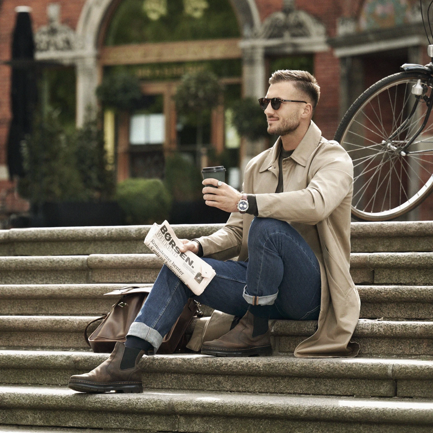 Fawler Cicero | Montre chronographe vintage bleue 5 Fawler Cicero | Montre chronographe vintage bleue – Image 3