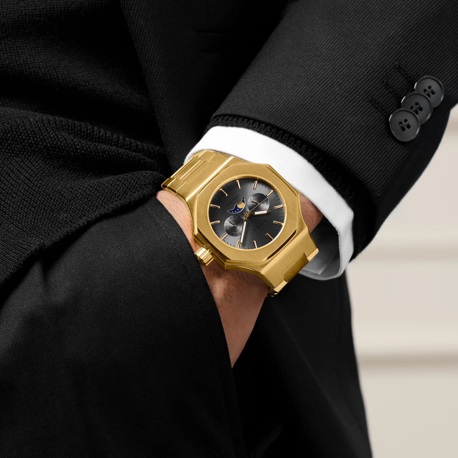 Arkai Montre phases de lune Amil Mace 7 Arkai Montre phases de lune Amil Mace – Image 5