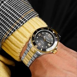 Seizmont Montre en acier inoxydable Dilan Tide 10 Seizmont Montre en acier inoxydable Dilan Tide -MONTRES Soldes rst megashoot 0 3 watch deltatie silvergoldblackface22363 bjarkejohansen 2 1