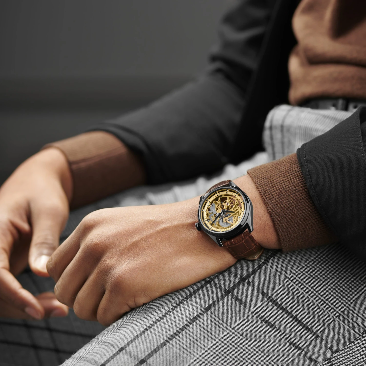 Seizmont Montre squelette automatique Seffren Motus 5 Seizmont Montre squelette automatique Seffren Motus – Image 3