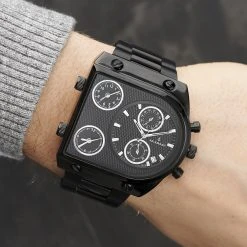 Seizmont Montre noire Provectus 10 Seizmont Montre noire Provectus -MONTRES Soldes rst propu v1 2 21166 fa